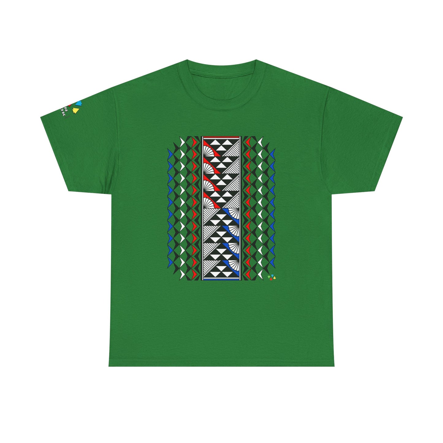 Sun and Rain in Red/White/Blue Gildan Unisex Tee