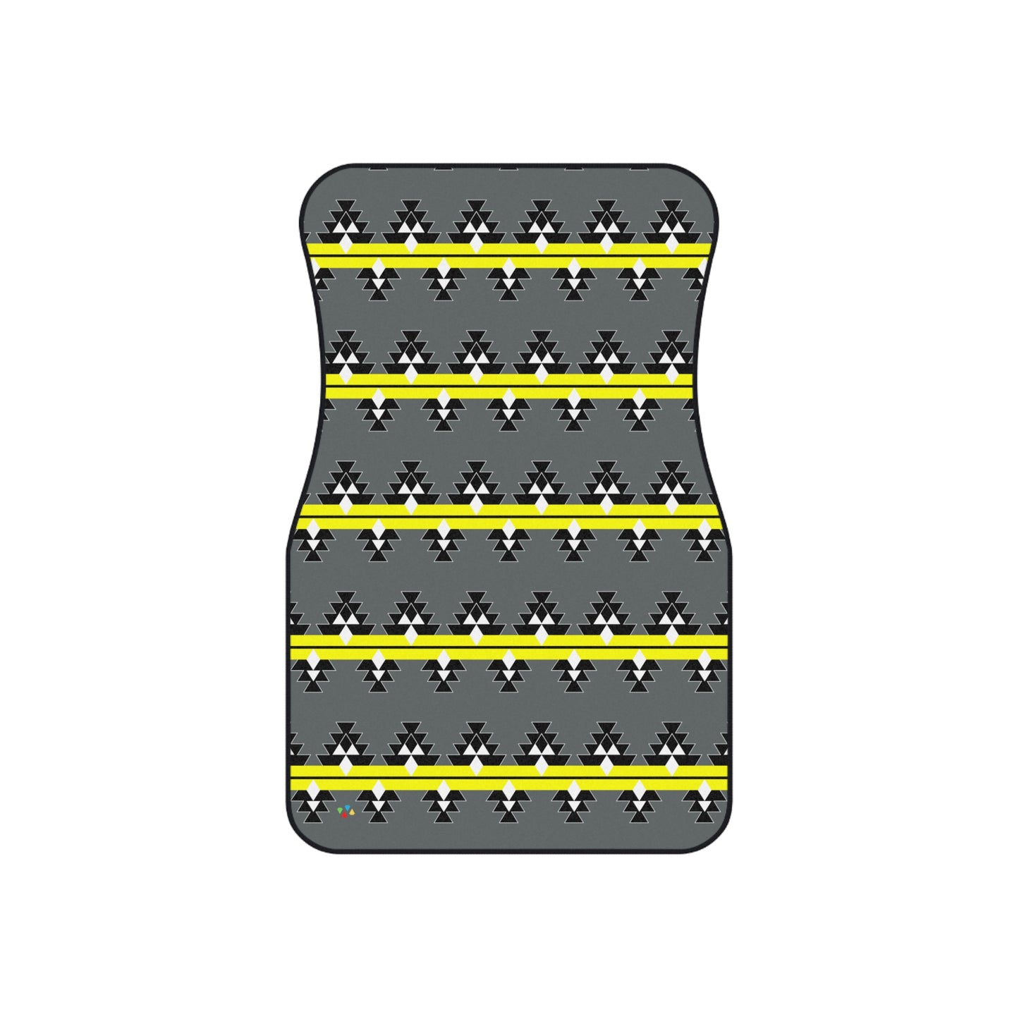 Yellow Native Woven Stories Car Mats (Set of 4)