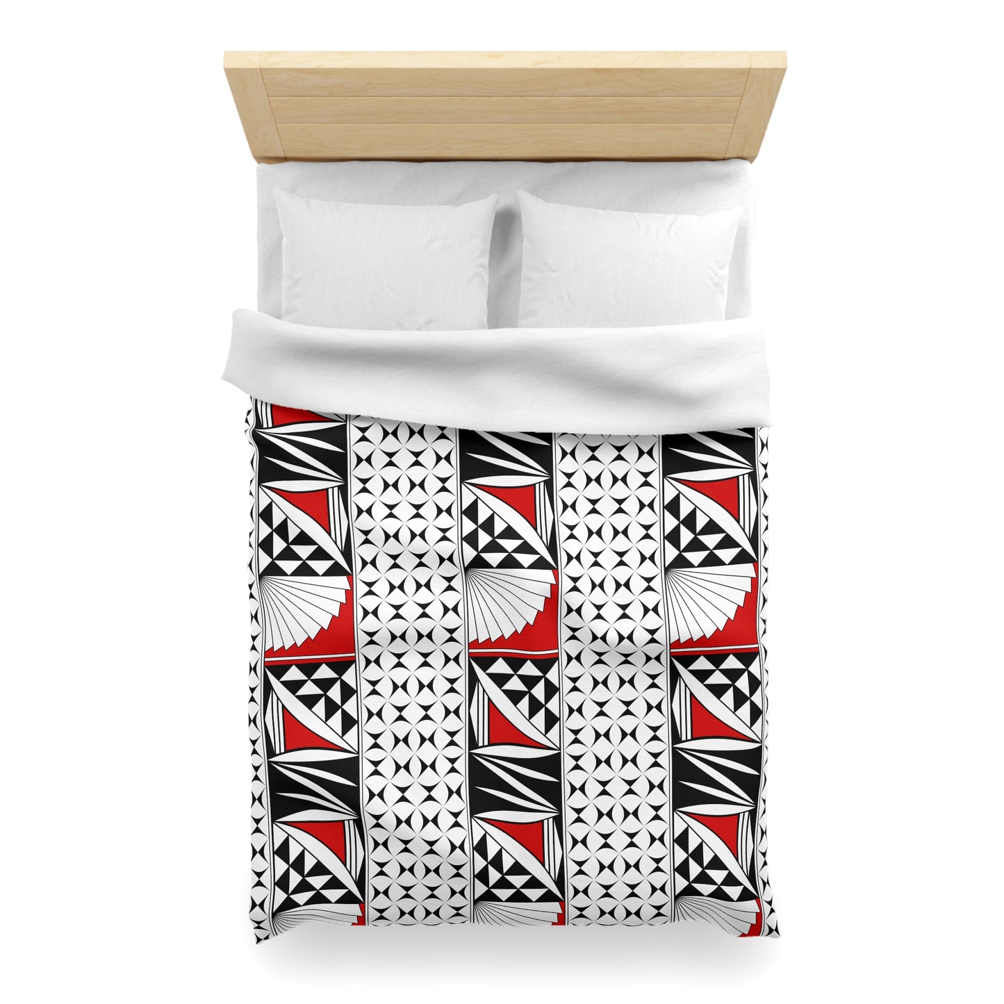 Southwest Sunrise in Red Microfiber Duvet Cover