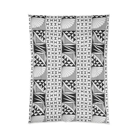 Southwest Sunrise in Gray Comforter