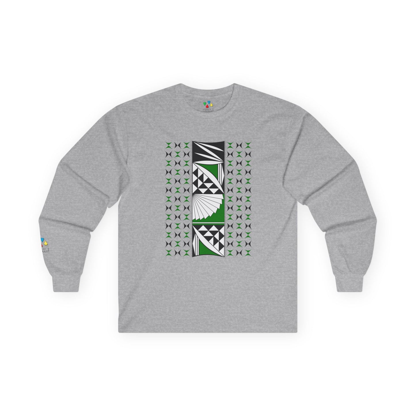 Southwest Sunrise in Green Unisex Long Sleeve Tee