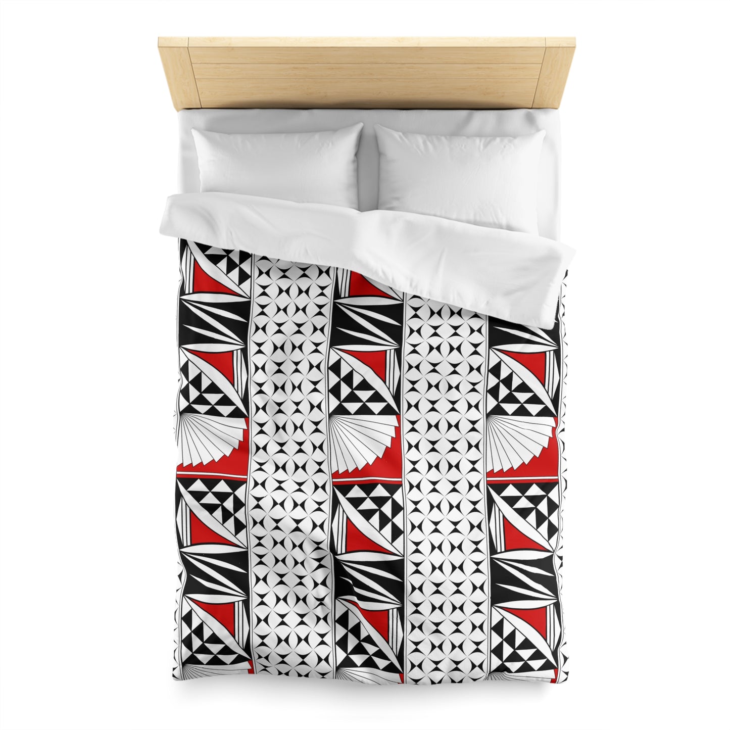 Southwest Sunrise in Red Microfiber Duvet Cover