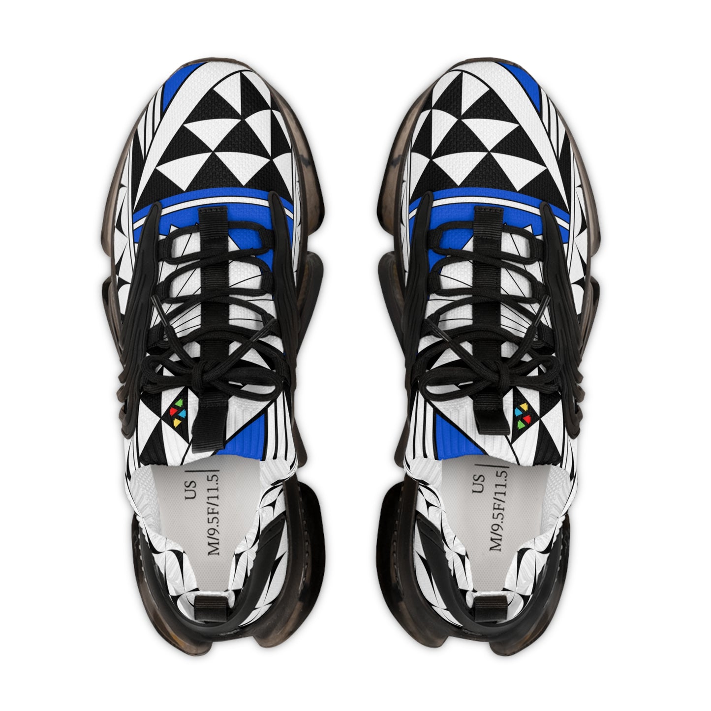 Southwest Sunrise in Blue Men's Mesh Sneakers