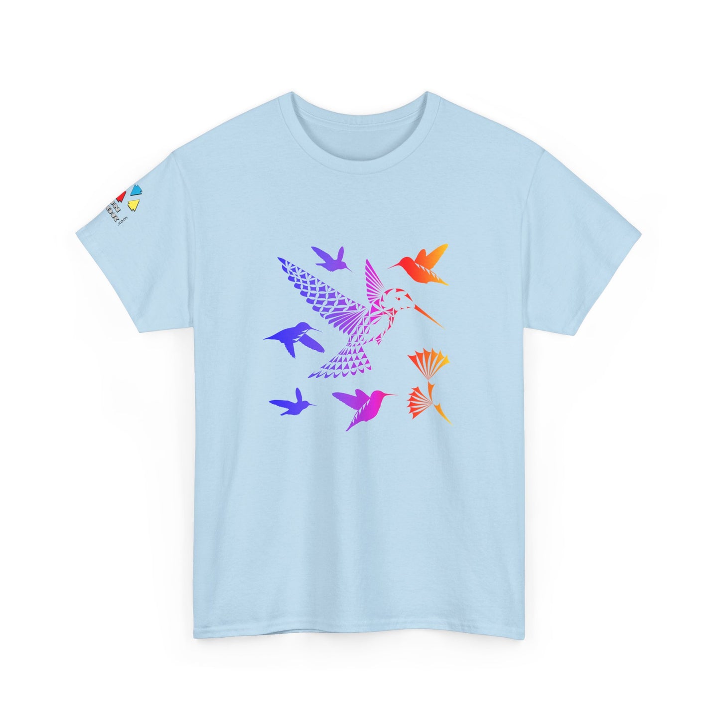 Rainbow Hummingbird Blessing Gildan Unisex Tee