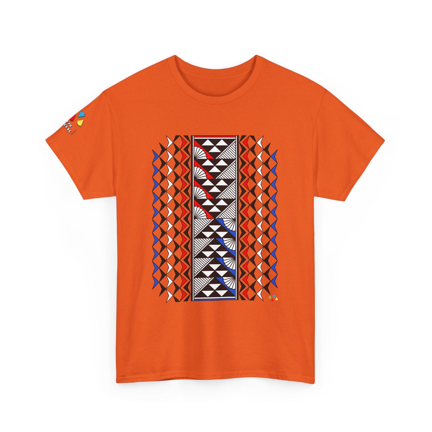 Sun and Rain in Red/White/Blue Gildan Unisex Tee