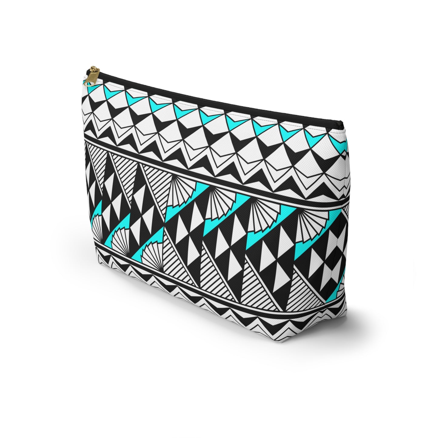 Sun and Rain in Turquoise Pouch w T-bottom