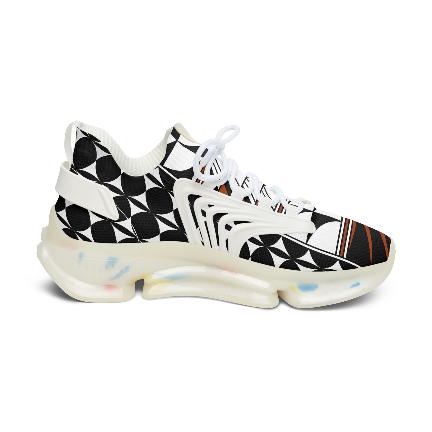 Feather Blessing in Rust Women's Mesh Sneakers