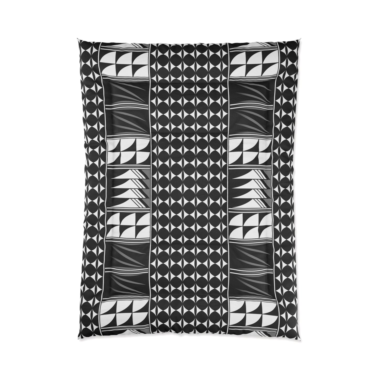 Southwest Feather Blessing in Gray Comforter