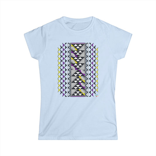 Purple/Yellow Southwest Sun and Rain Women's Softstyle Tee