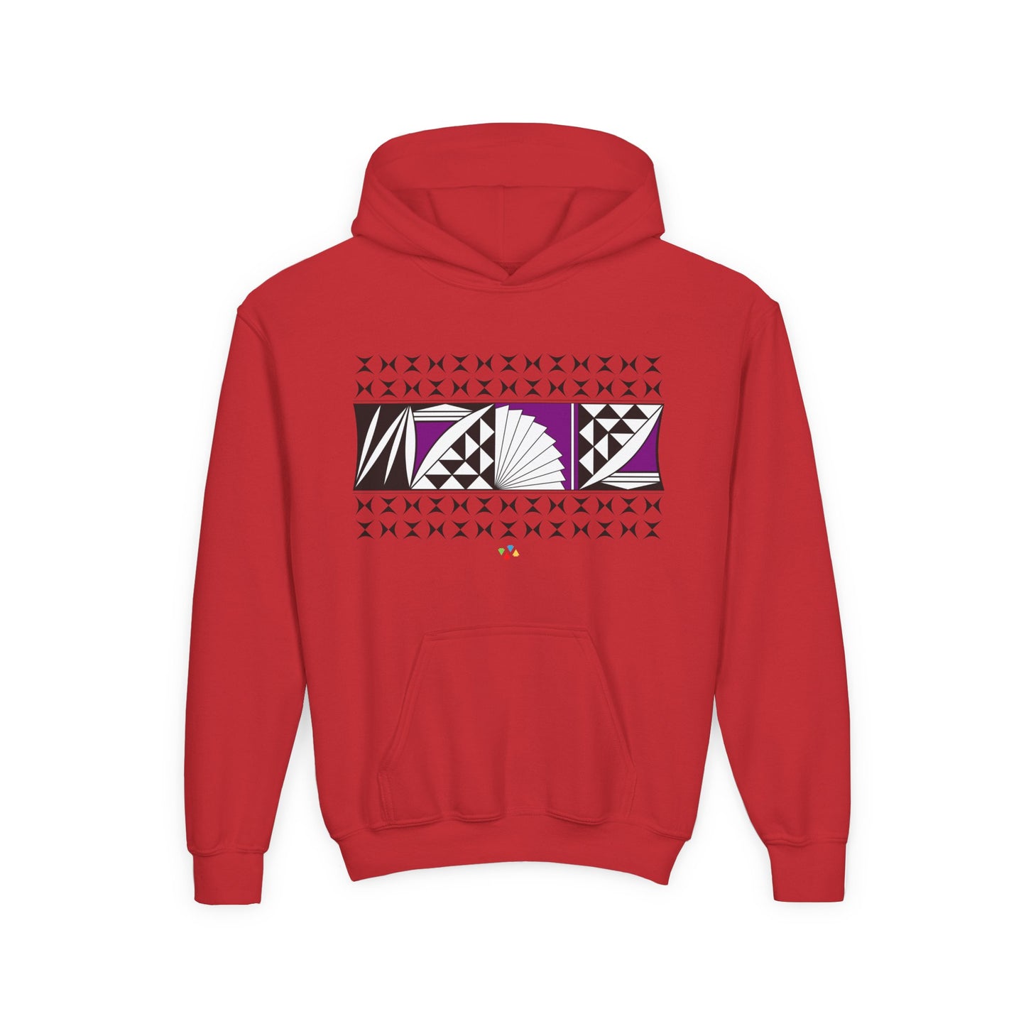 Purple Southwest Sunrise Youth Heavy Blend Hooded Sweatshirt