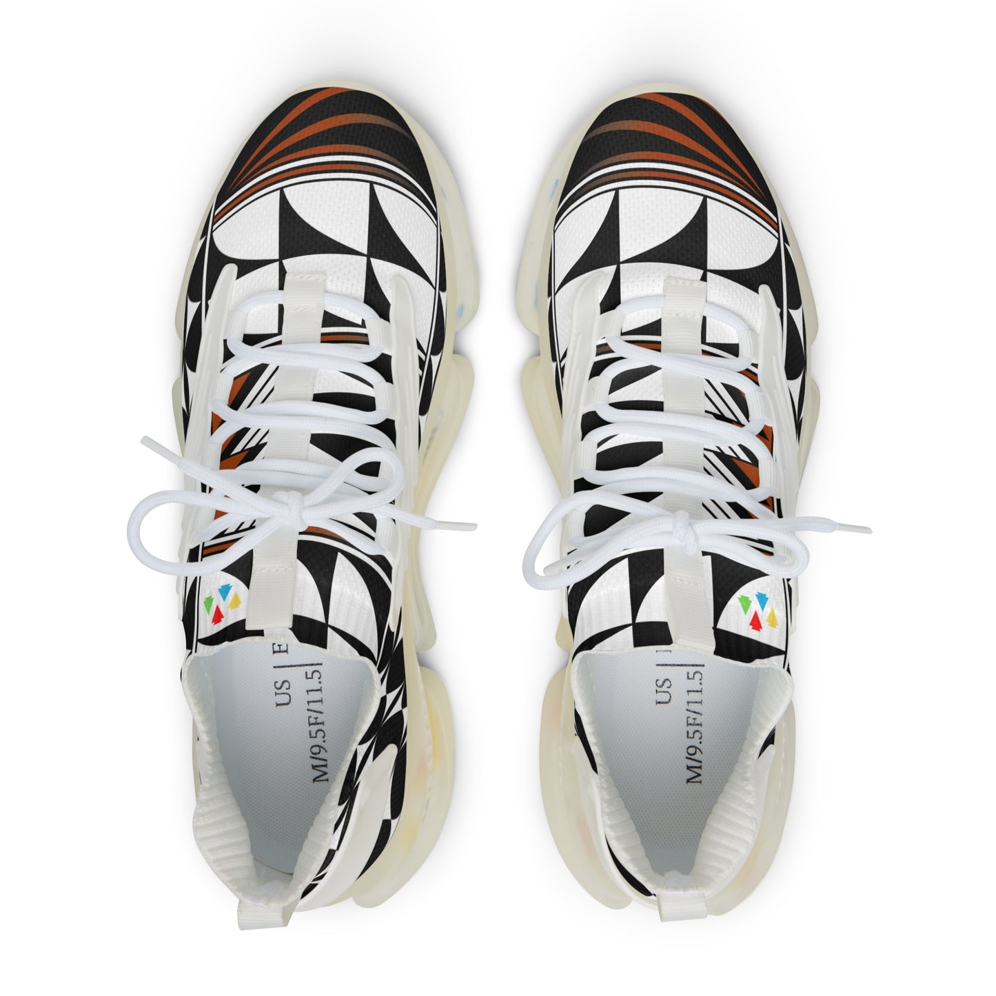 Feather Blessing in Rust Men's Mesh Sneakers