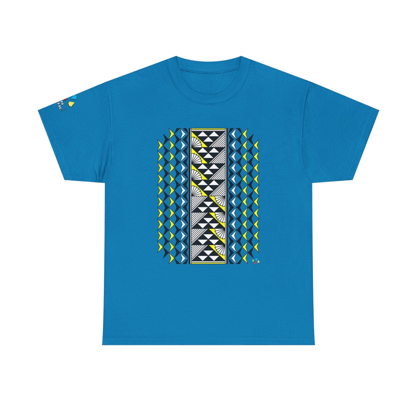 Sun and Rain in Yellow Gildan Unisex Tee