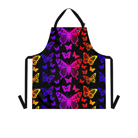 Rainbow Butterflies Cooking Aprons