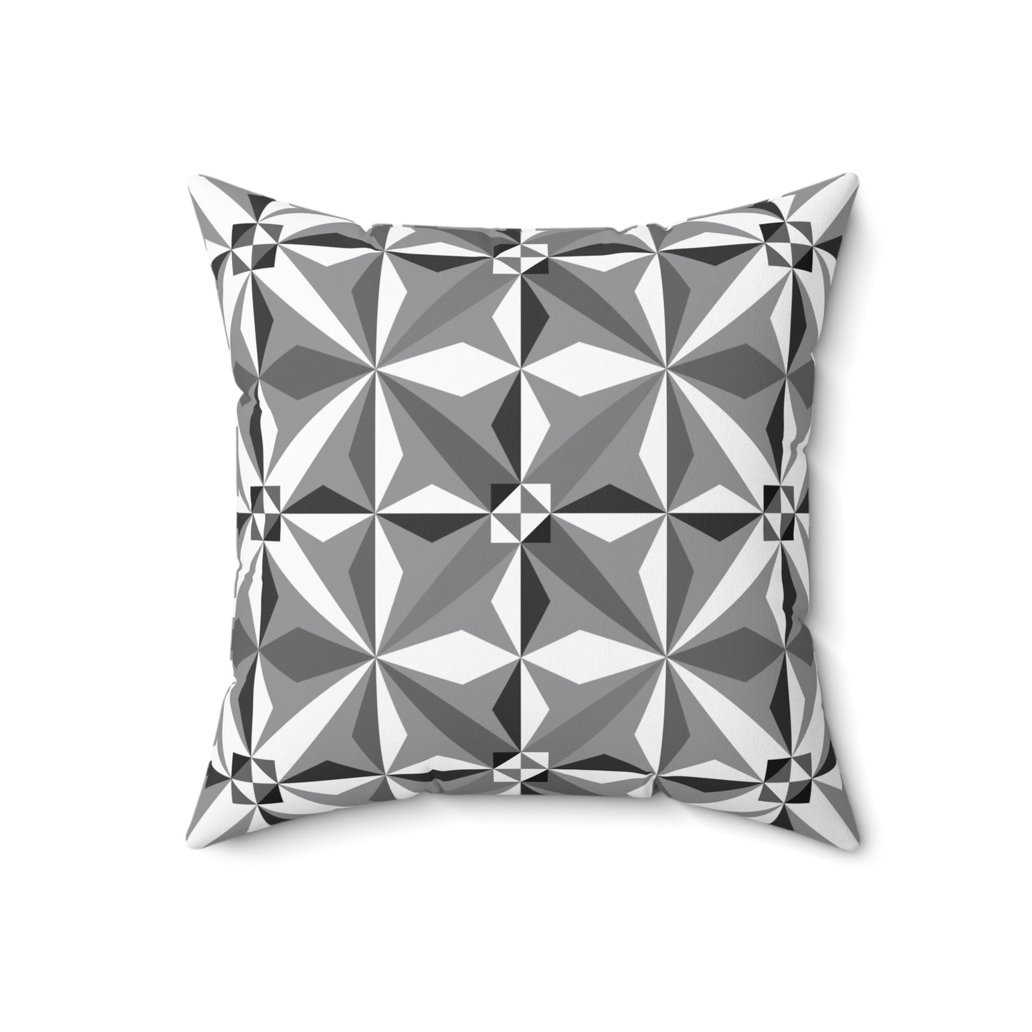 Morning Star in Gray Square Pillow