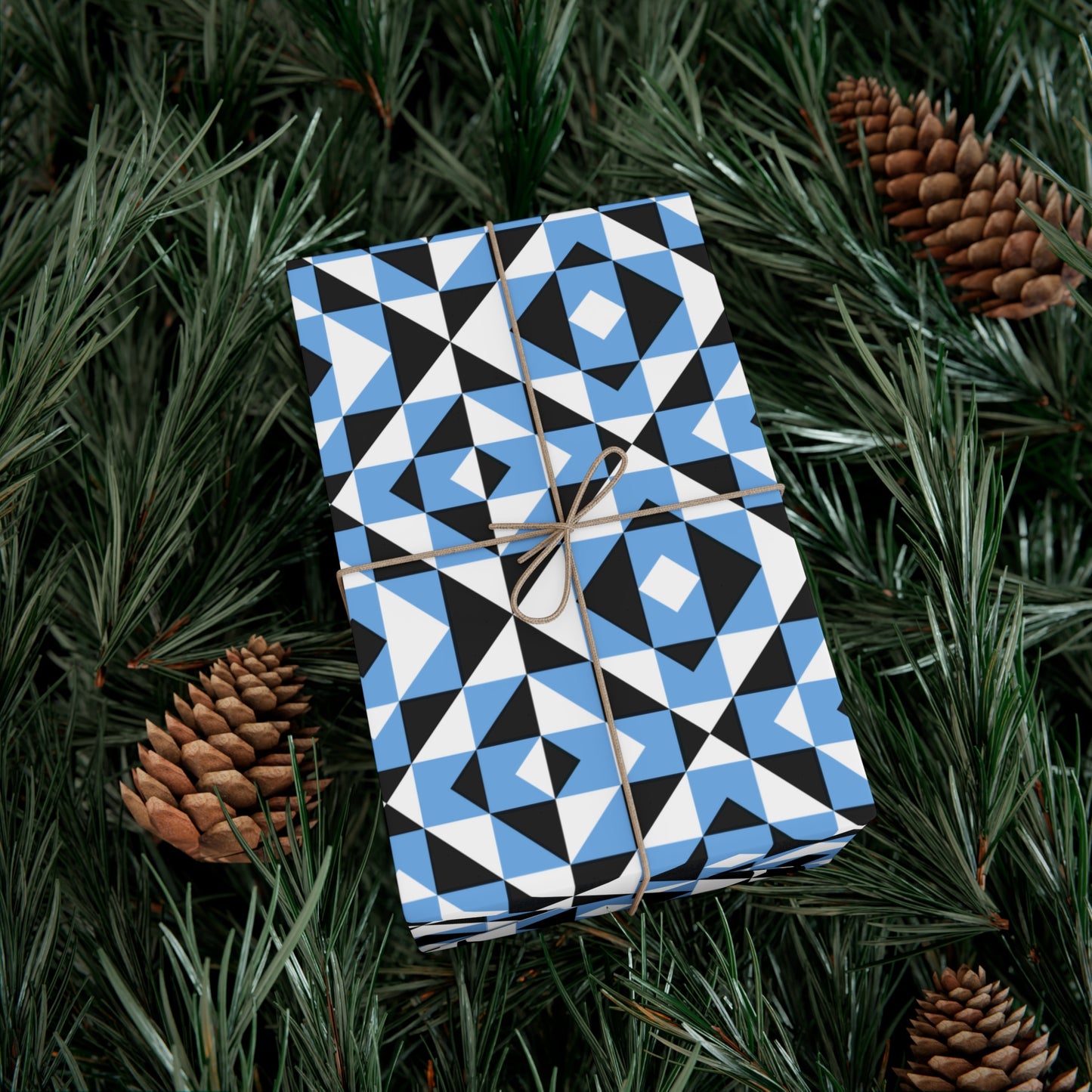 Light Blue Sacred Mountains Gift Wrap Papers