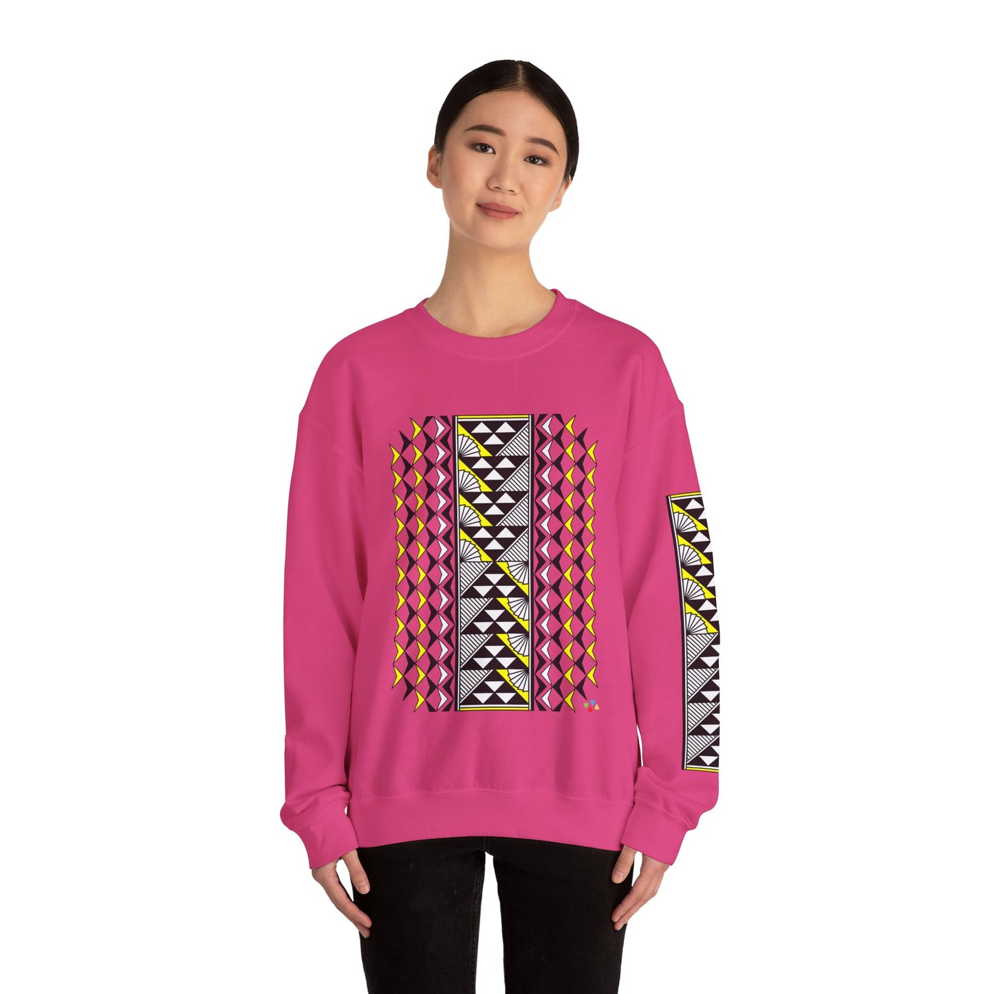 Sun and Rain in Yellow Unisex Sweatshirt