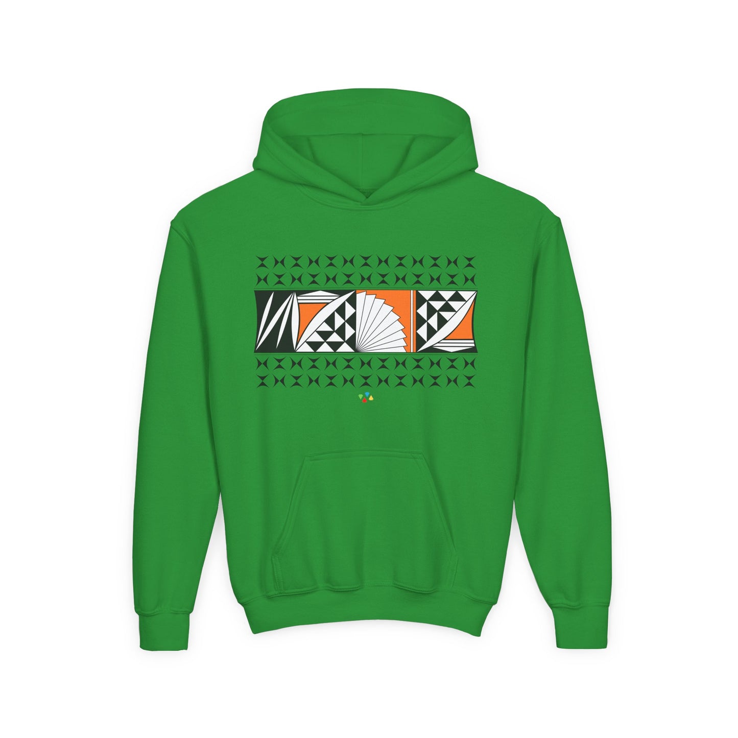 Orange Southwest Sunrise Youth Heavy Blend Hooded Sweatshirt