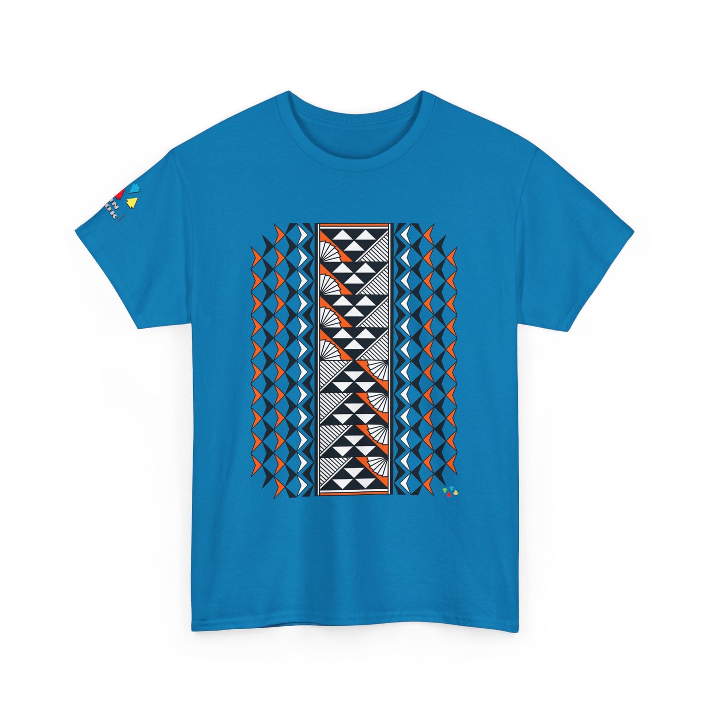 Sun and Rain in Orange Gildan Unisex Tee
