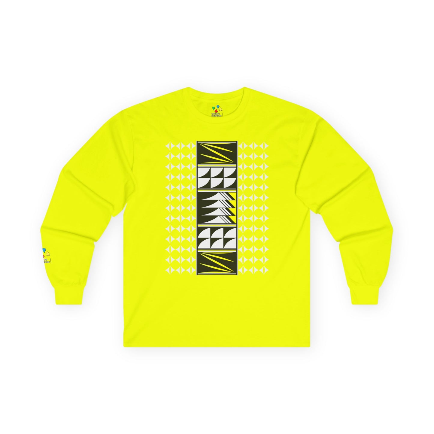 Feather Blessings in Yellow Unisex Long Sleeve Tee