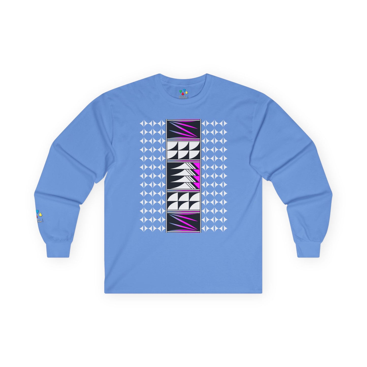 Feather Blessings in Pink Unisex Long Sleeve Tee