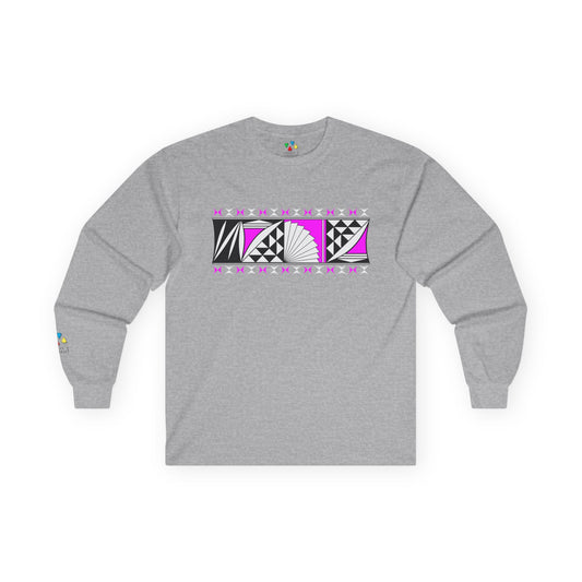 Southwest Sunrise in Pink Unisex Long Sleeve Tee