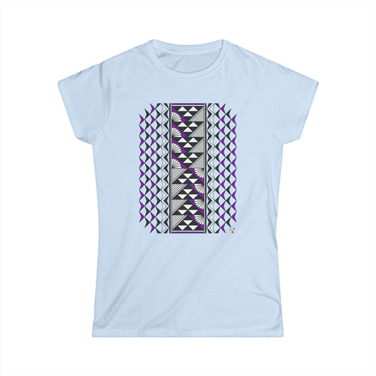 Purple Southwest Sun and Rain Women's Softstyle Tee
