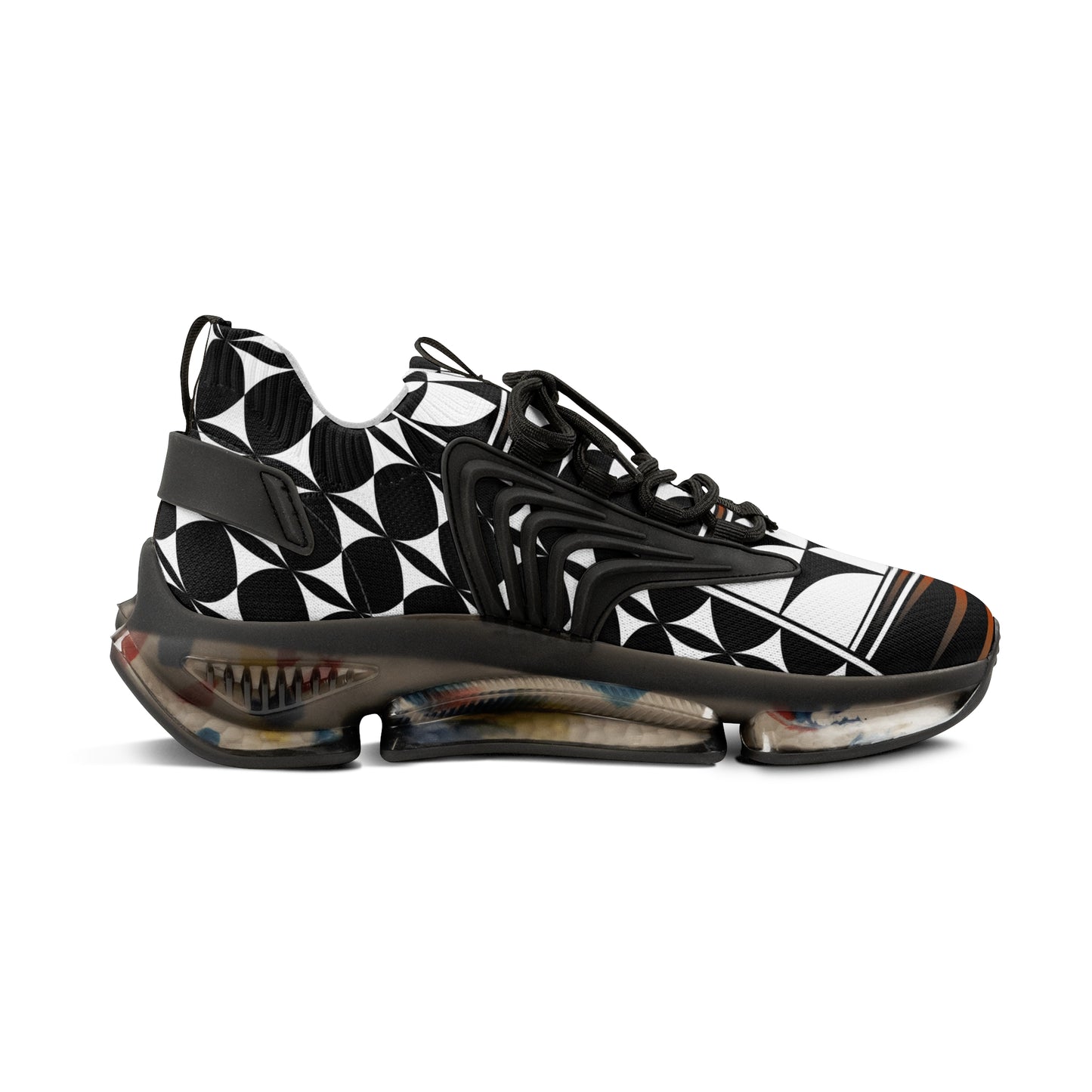 Feather Blessing in Rust Men's Mesh Sneakers