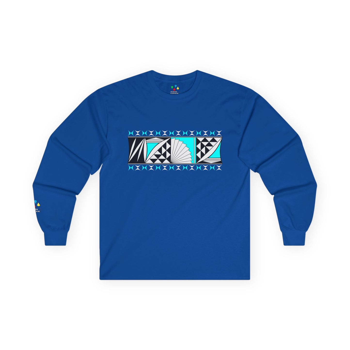 Southwest Sunrise in Turquoise Unisex Long Sleeve Tee