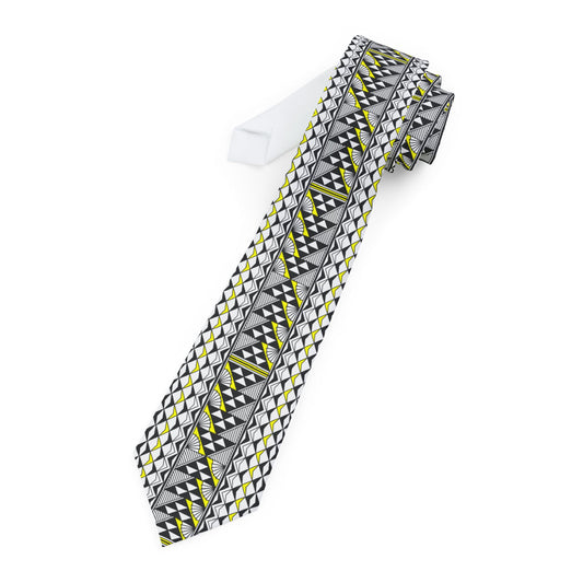 Yellow Sun and Rain Necktie