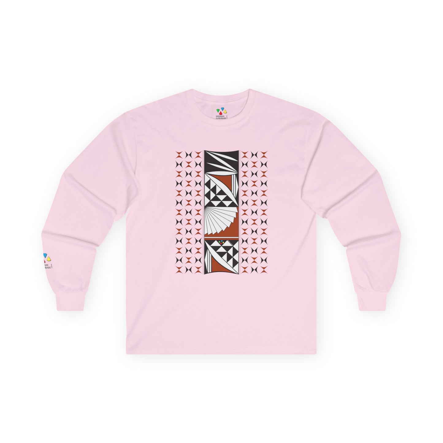 Southwest Sunrise in Rust Unisex Long Sleeve Tee