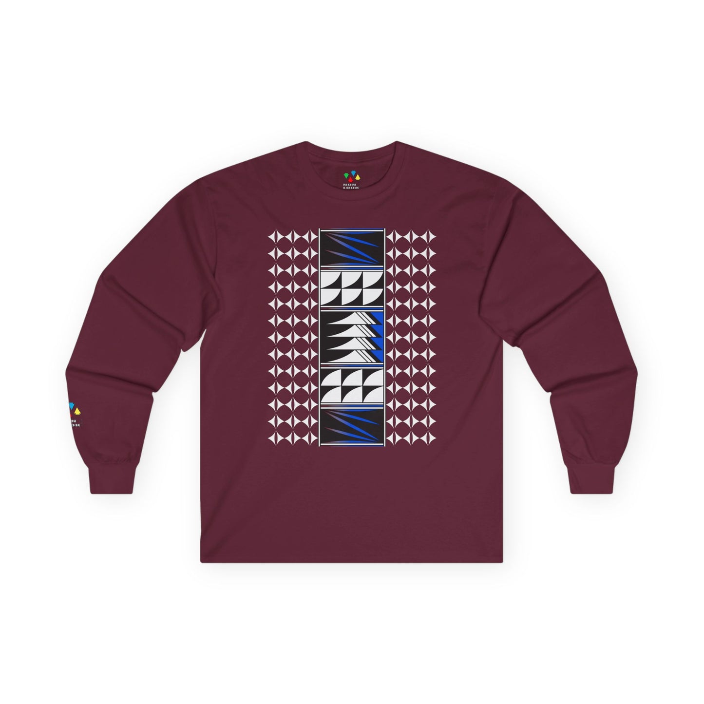 Feather Blessings in Blue Unisex Long Sleeve Tee
