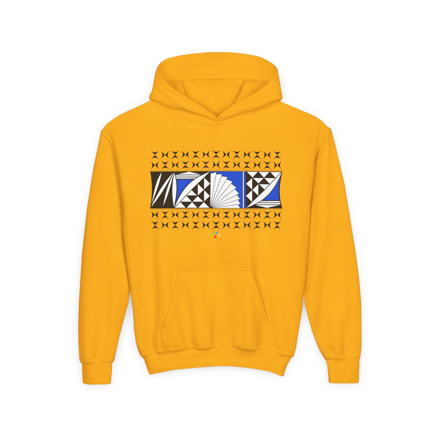 Blue Southwest Sunrise Youth Heavy Blend Hooded Sweatshirt