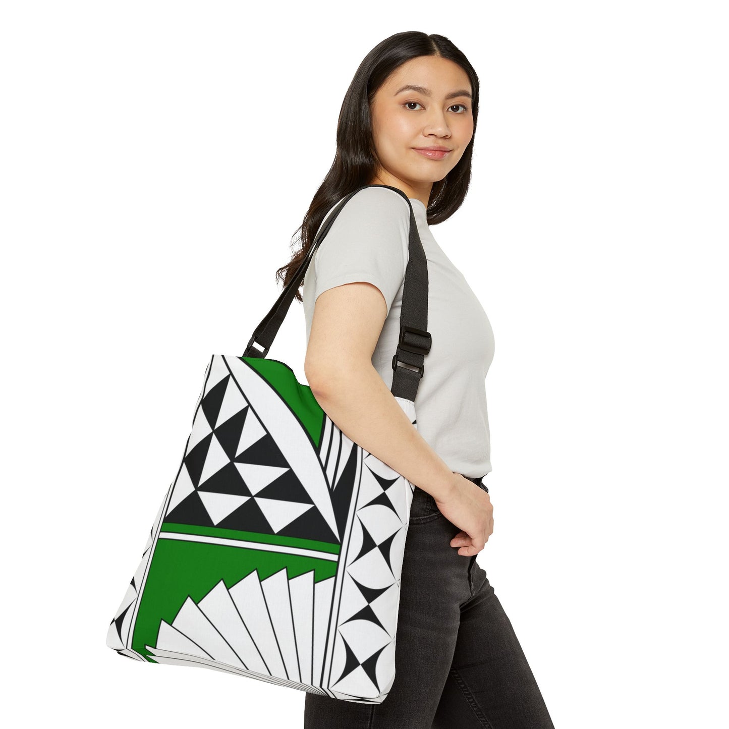 Green Southwest Sunrise Adjustable Tote Bag