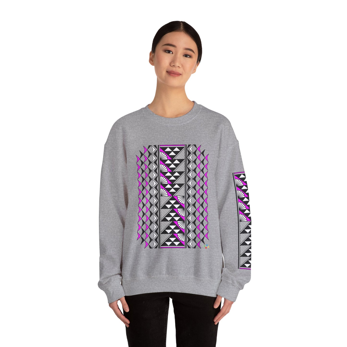 Sun and Rain in Pink Unisex Sweatshirt