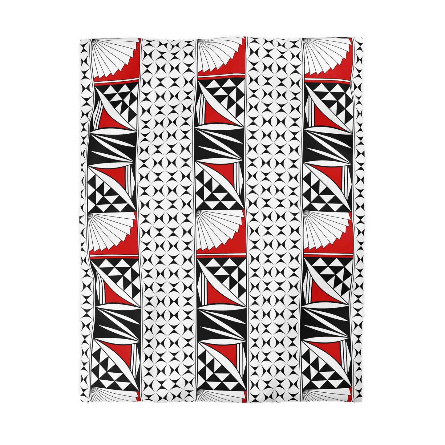 Southwest Sunrise in Red Microfiber Duvet Cover