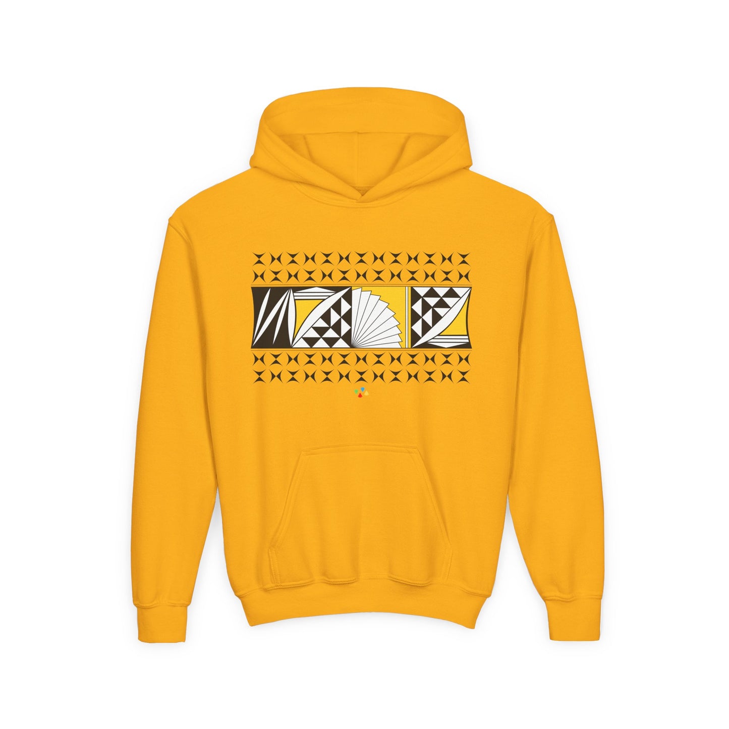 Yellow Southwest Sunrise Youth Heavy Blend Hooded Sweatshirt