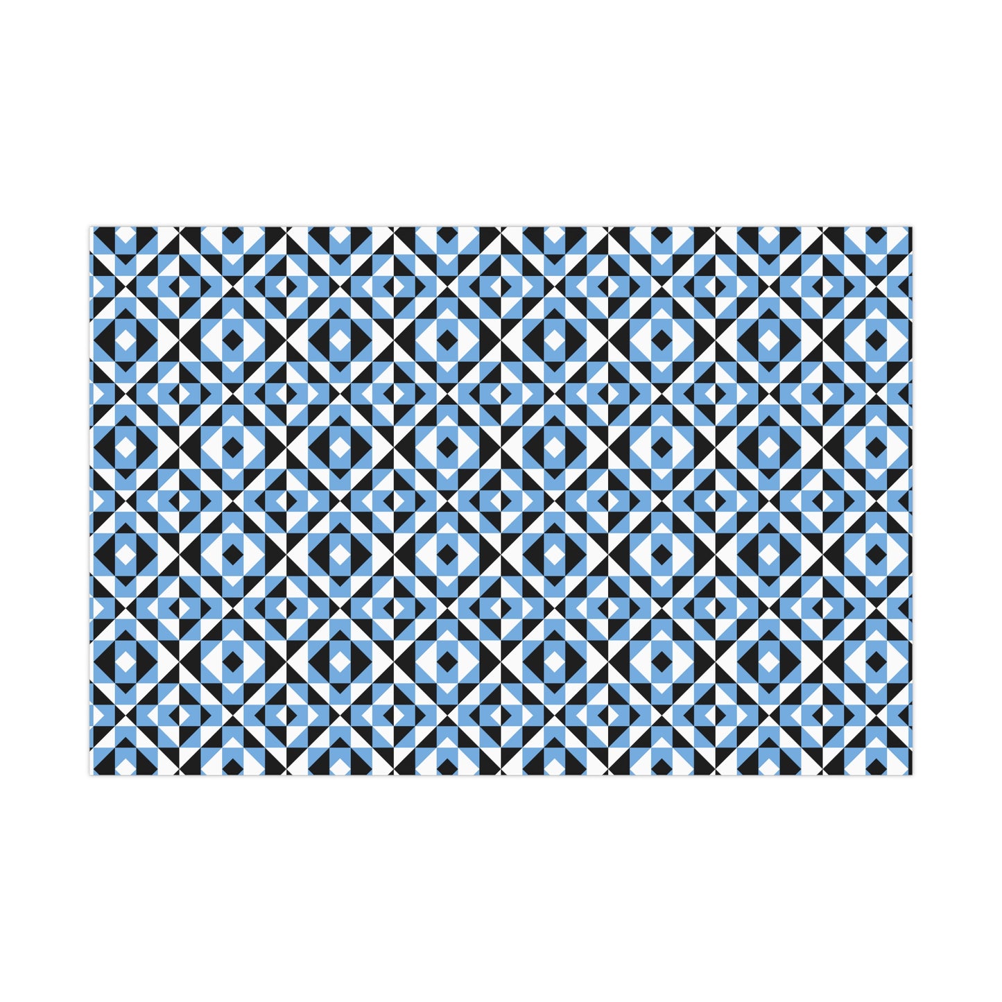 Light Blue Sacred Mountains Gift Wrap Papers