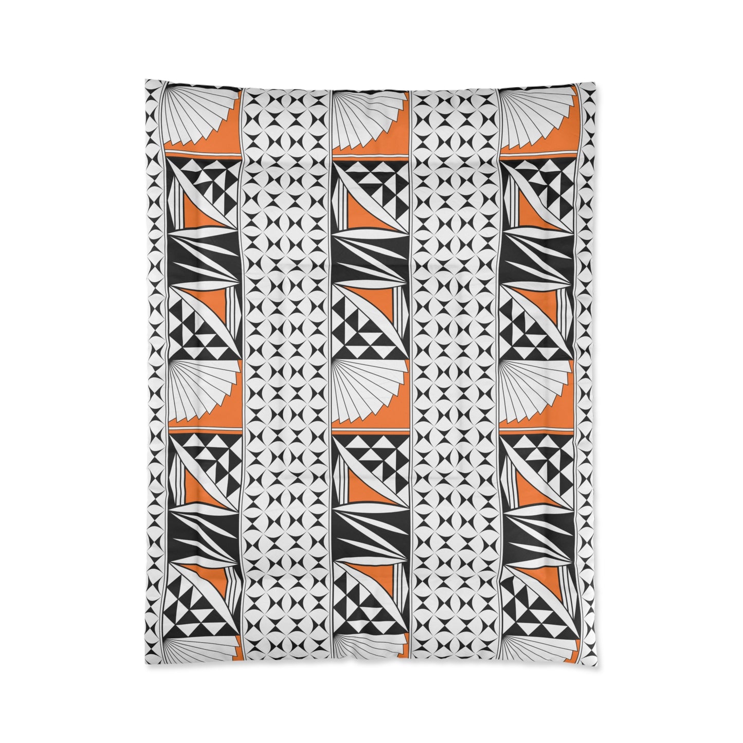 Southwest Sunrise in Orange Comforter