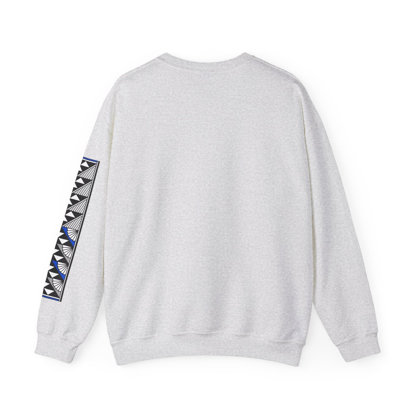Sun and Rain in Blue/Silver Unisex Sweatshirt