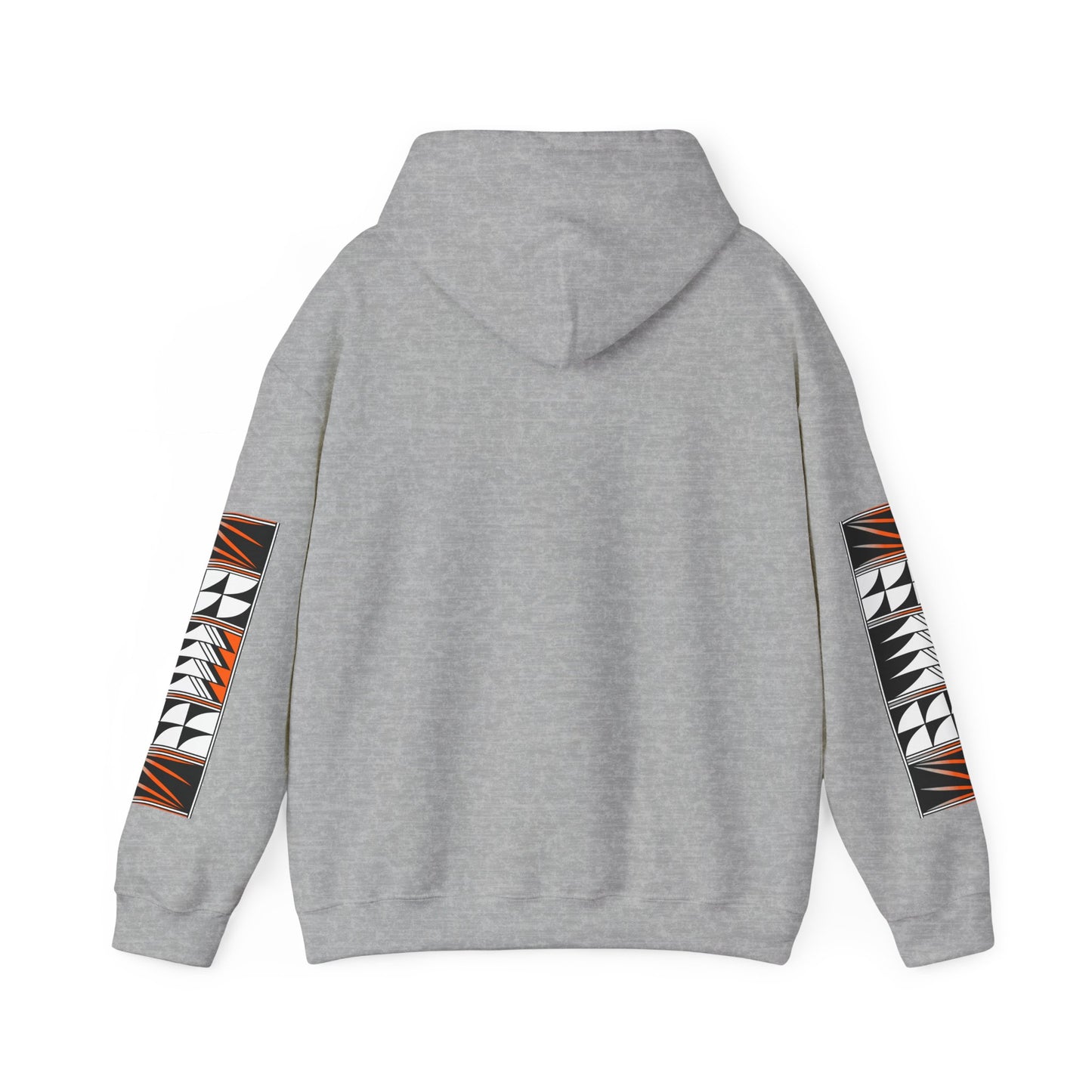 Blessed Feathers in Orange Unisex Hoodie