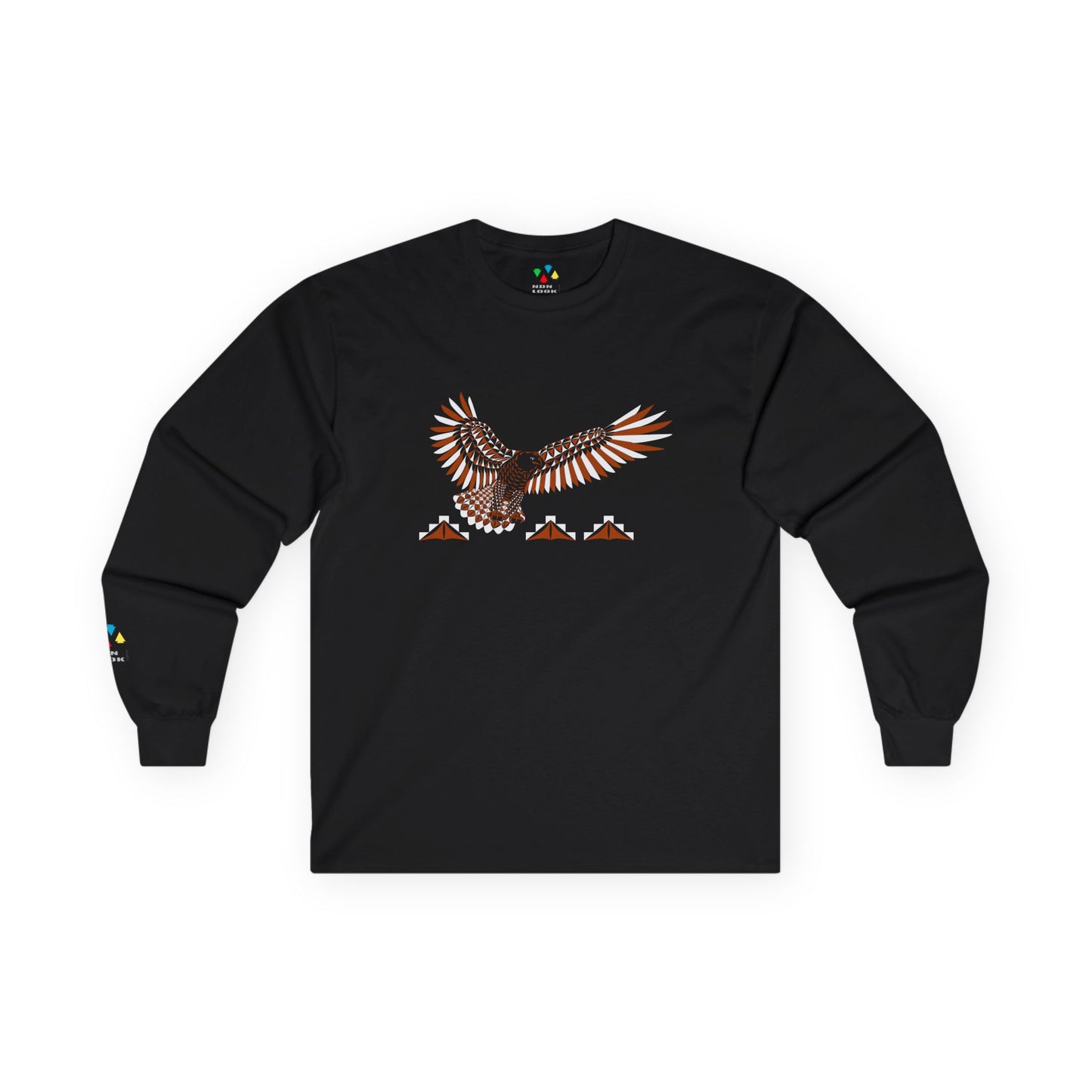 Soaring Eagle in Rust Unisex Long Sleeve Tee