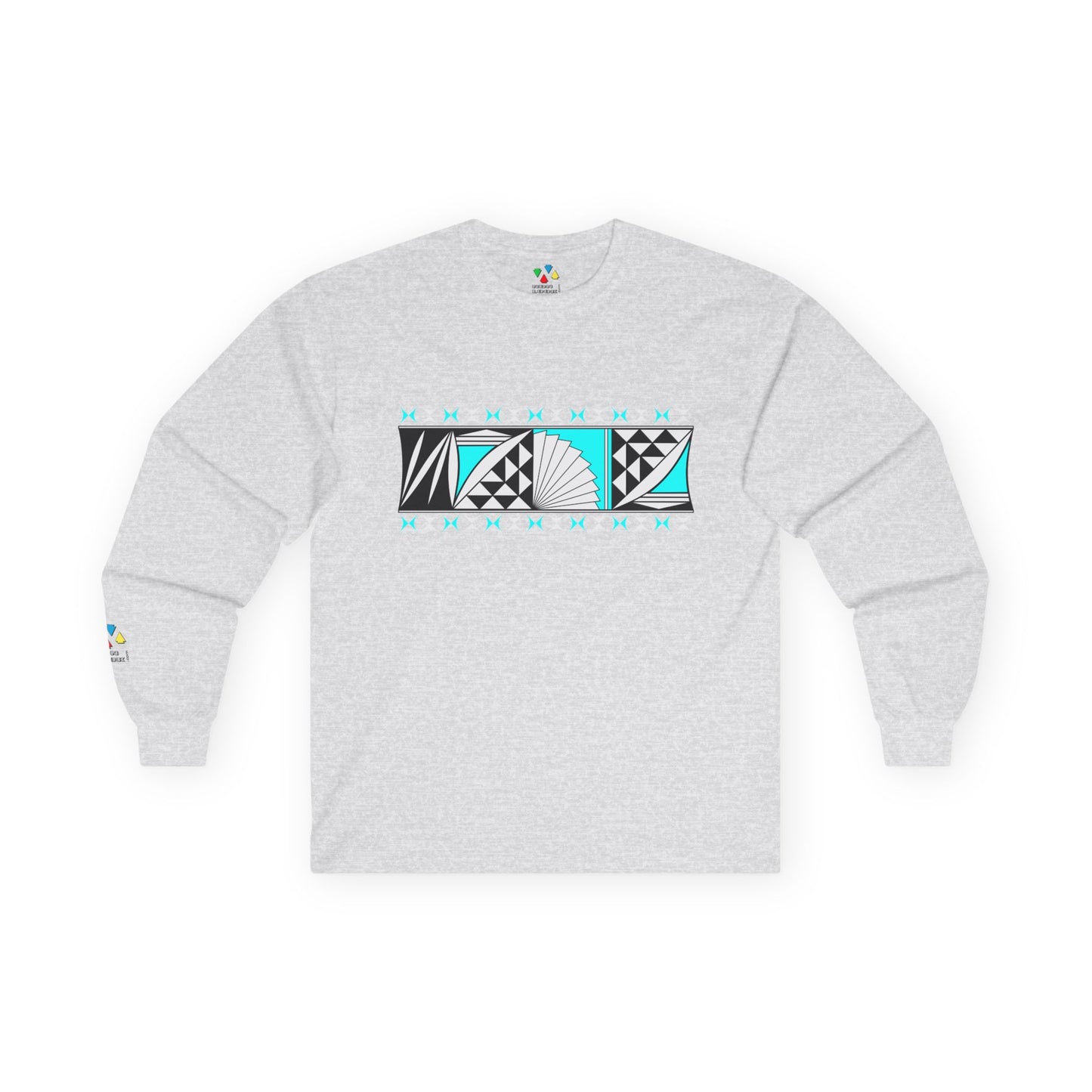Southwest Sunrise in Turquoise Unisex Long Sleeve Tee