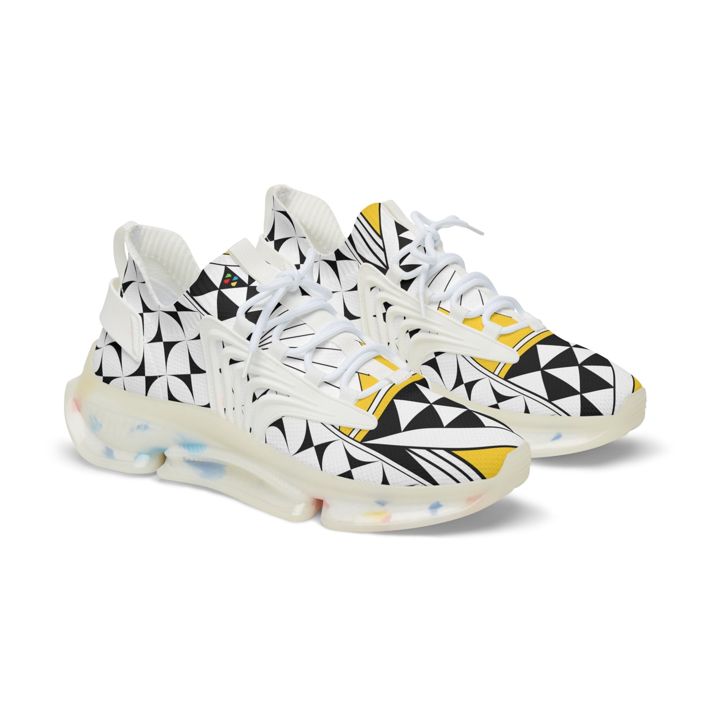 Southwest Sunrise in Yellow Men's Mesh Sneakers