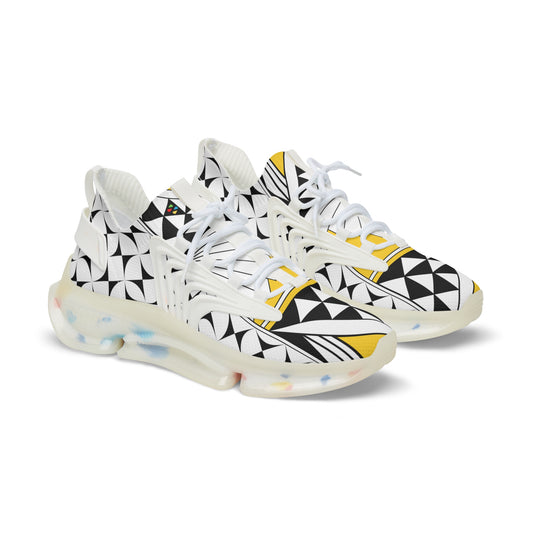 Southwest Sunrise in Yellow Men's Mesh Sneakers