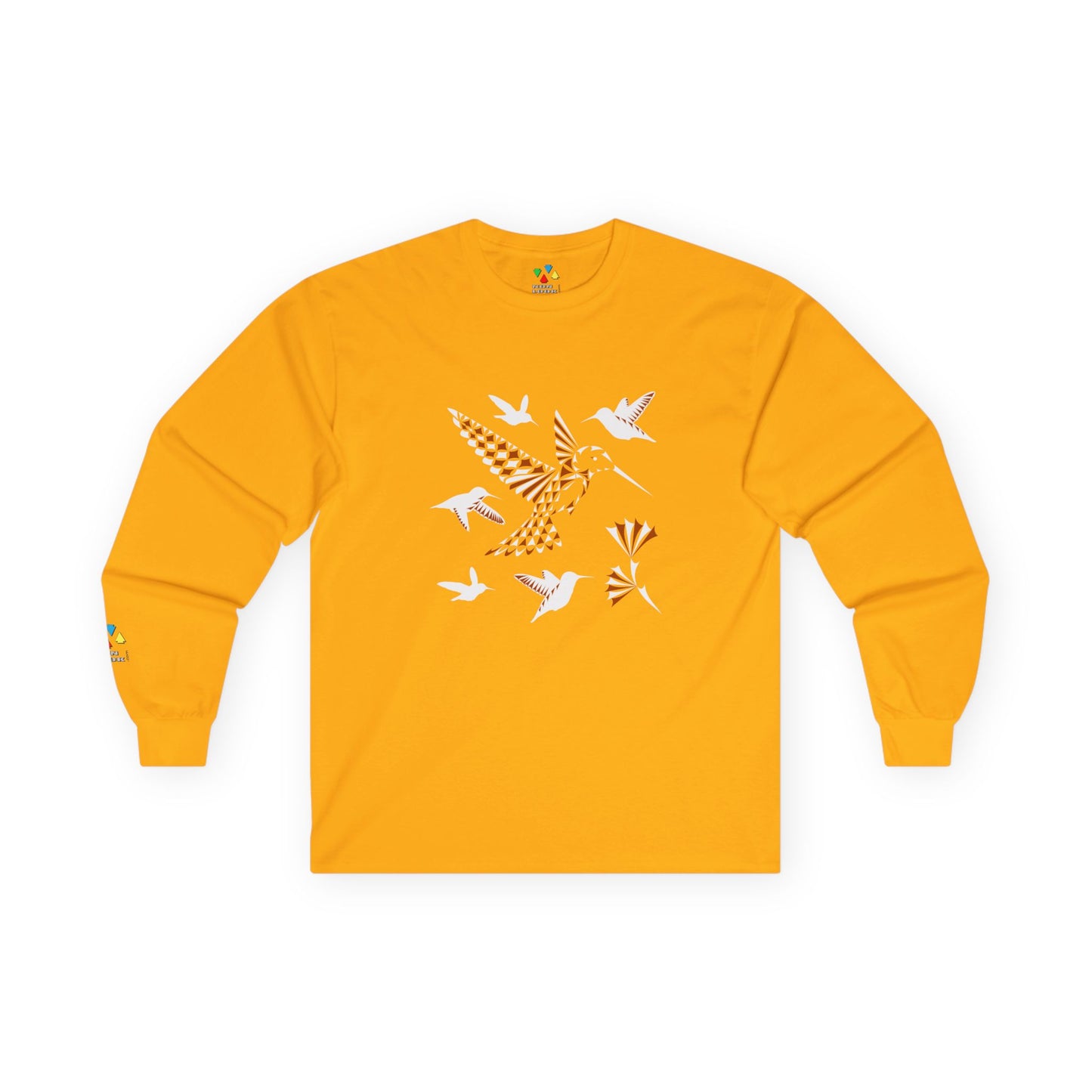 Hummingbird Blessing in Rust Unisex Long Sleeve Tee