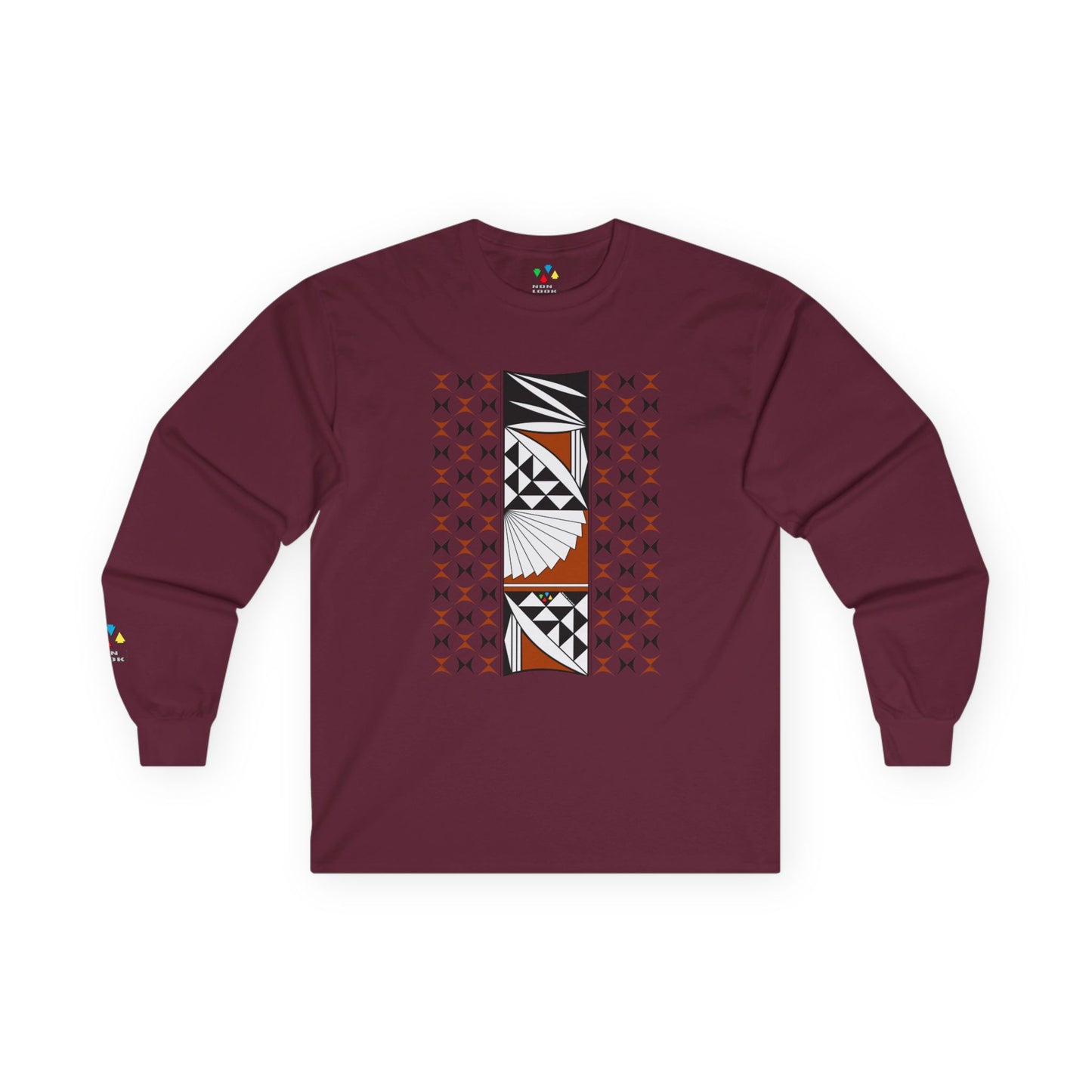 Southwest Sunrise in Rust Unisex Long Sleeve Tee
