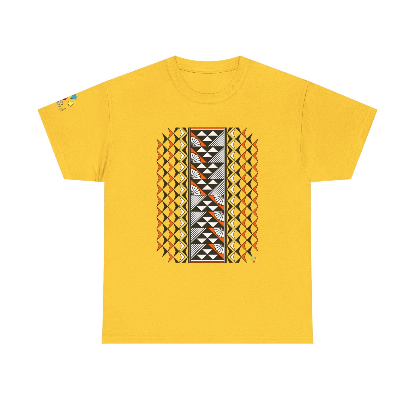 Sun and Rain in Orange Gildan Unisex Tee