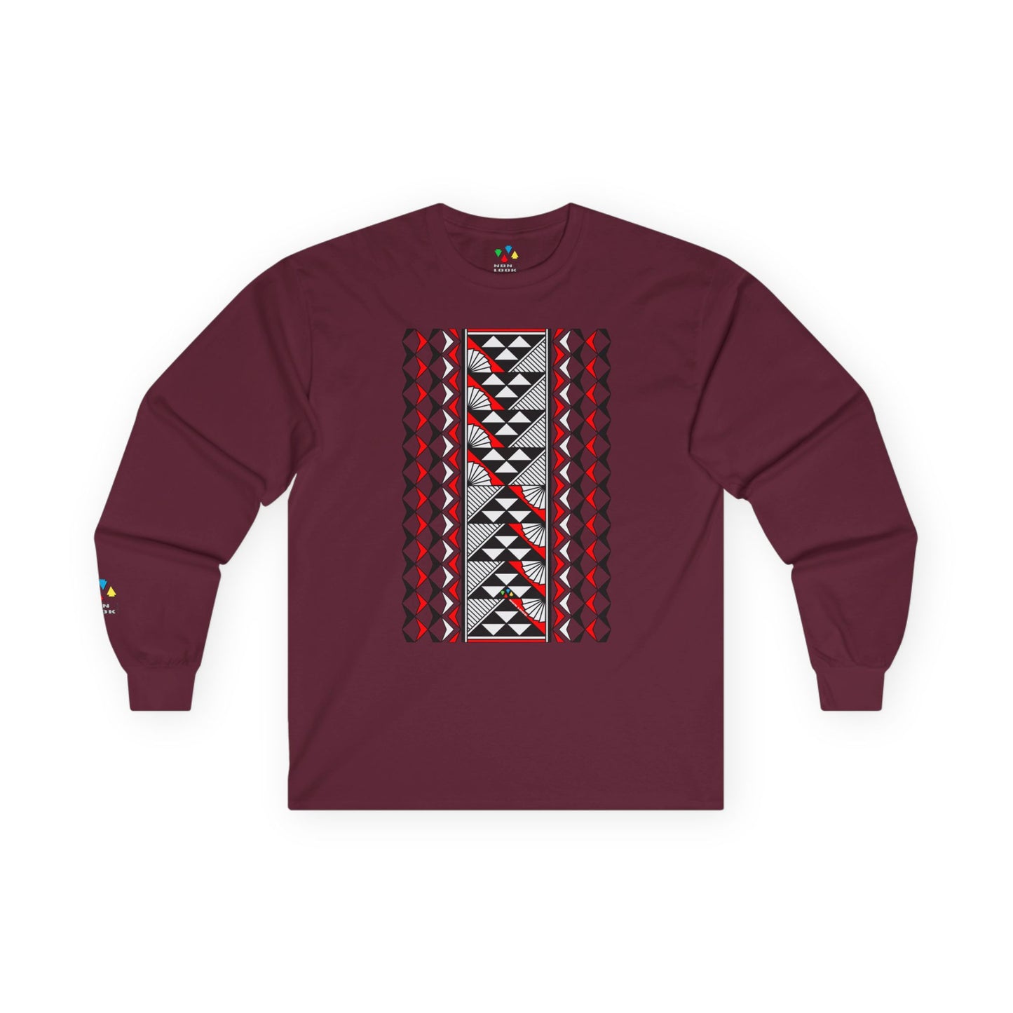 Sun and Rain in Red Unisex Long Sleeve Tee