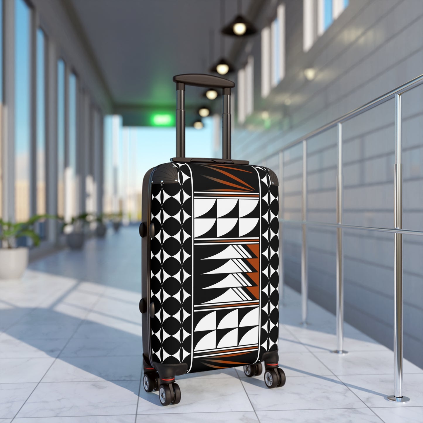 Blessed Feathers in Rust Suitcases