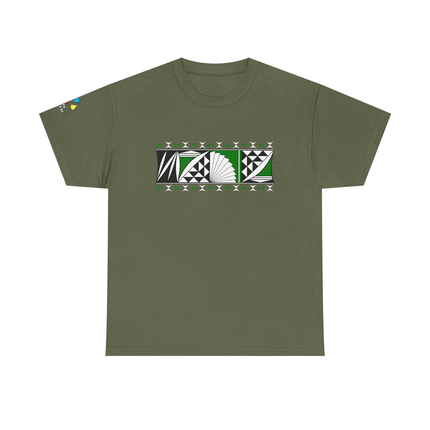 Southwest Sunrise 2 in Green Gildan Unisex Tee